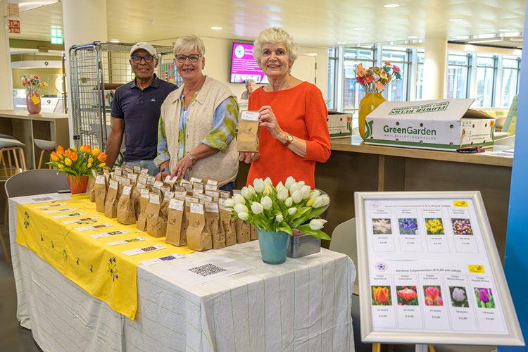 Bollenverkoop op 6 oktober groot succes