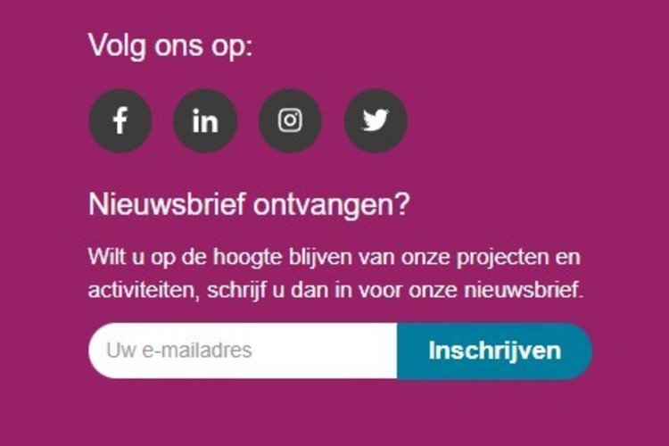 Schrijf je nu in voor onze nieuwsbrief! 