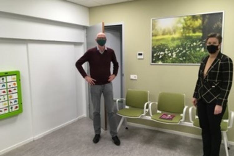 Wachtruimtes in Gezondheidscentrum Molenbergplein verder ingericht.